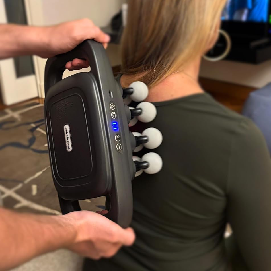 TheraWave Pro™ — 16-Head Deep Tissue Massage Gun
