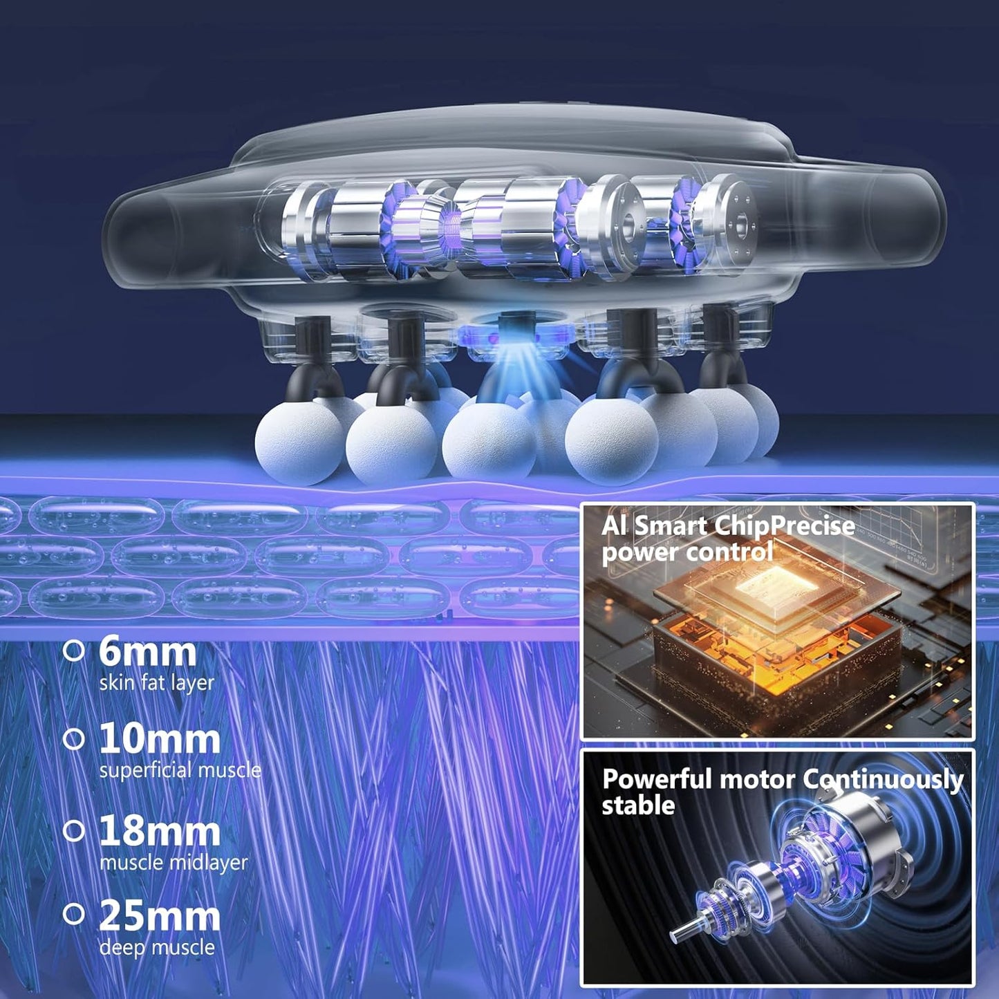 TheraWave Pro™ — 16-Head Massager